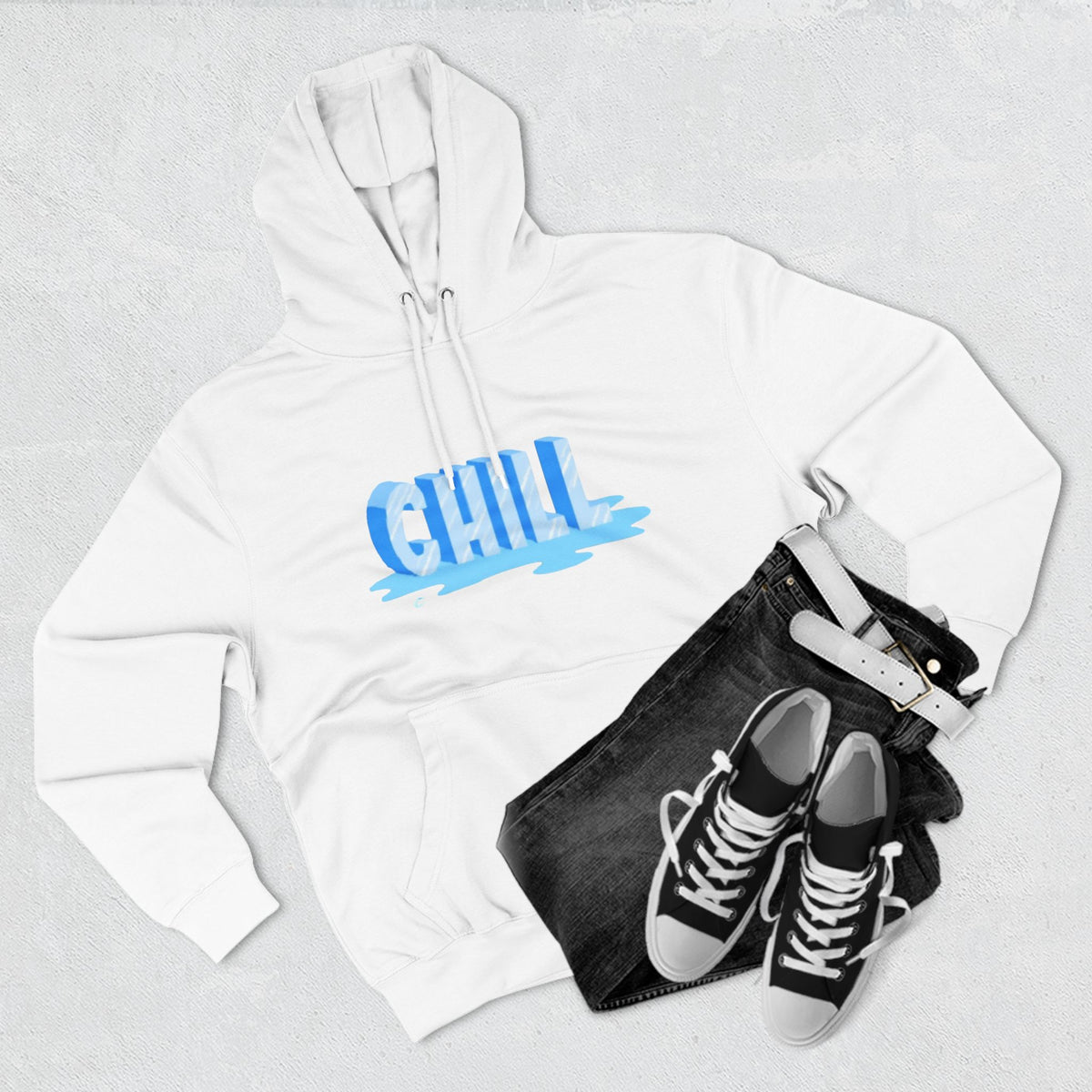 Unis x Three-Panel Fleece Chill Hoodie