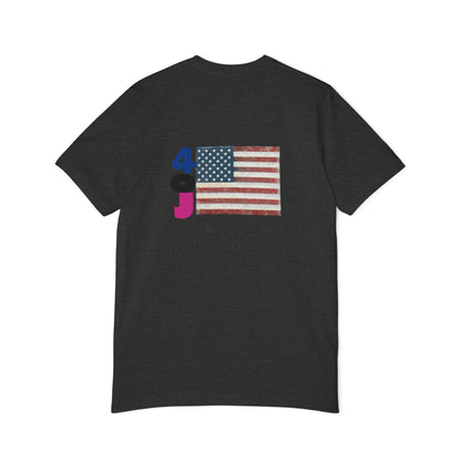 USA Flag Short-Sleeve T-Shirt, Patriotic Tee for Independence Day, Casual Wear, Gift for Veterans, Summer Style