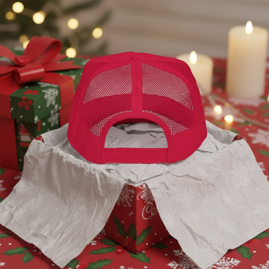 Vibrant Embroidered Foam Trucker,Adjustable Cap Printify