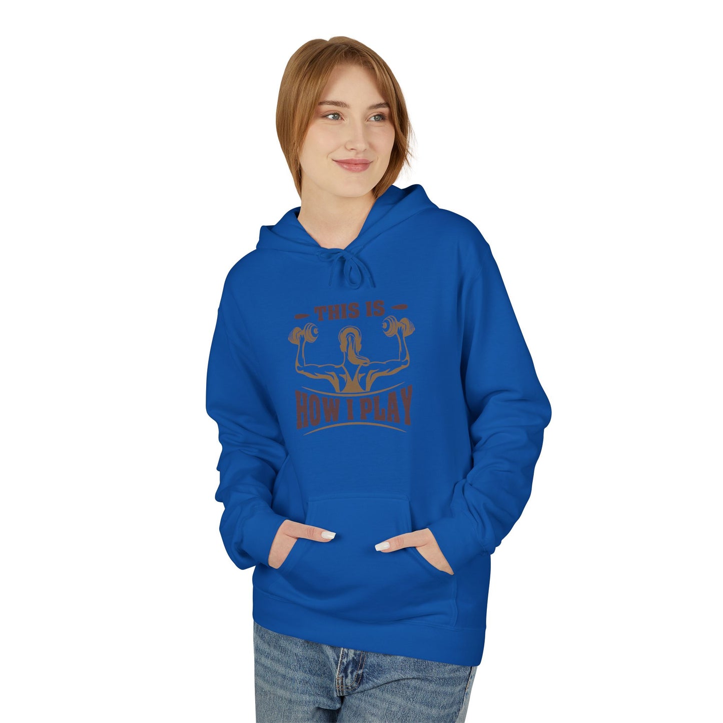 Rcnsons Unisex Midweight Softstyle Fleece 'Play' Hoodie