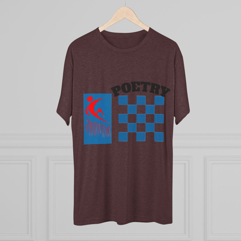 Poetry Inspired Unisex Tri-Blend Crew Tee - Soft Casual Wear for Artistic Souls, Perfect for Poetry Lovers, Gift for Writers, Creative [...] Printify