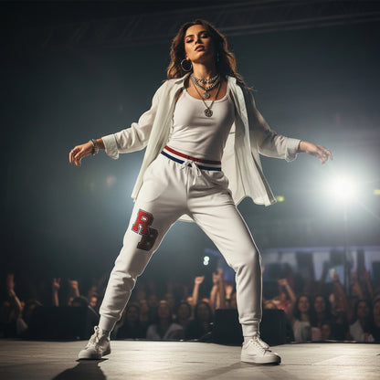 Varsity RB Athletic Joggers — Retro Collegiate Track Pants Printify