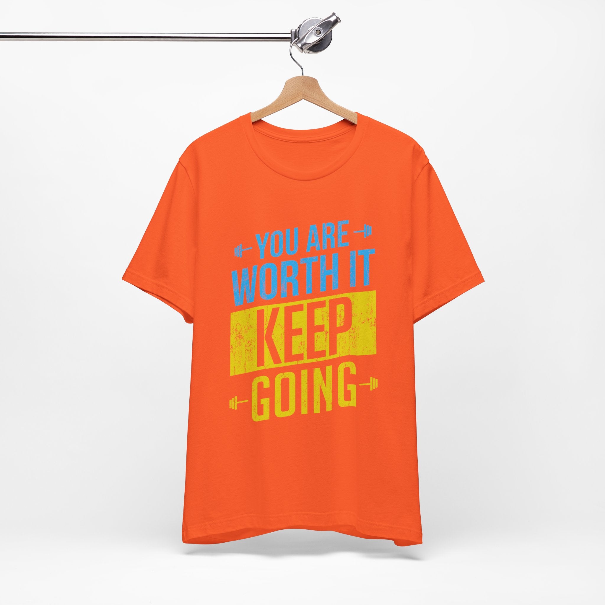 Vous en valez la peine, continuez, tee-shirt unisexe 