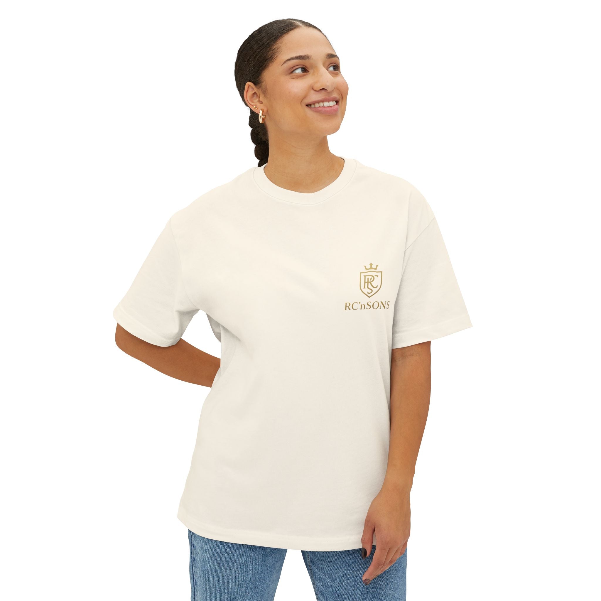 Unisex Oversized Boxy Tee with RC’nSONS Design Printify