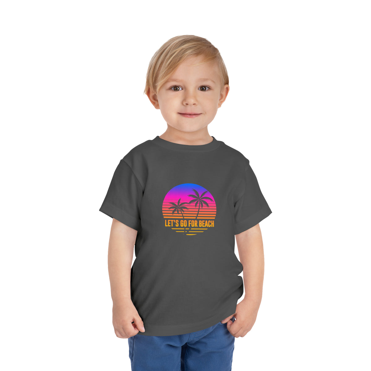 T-shirt Allons-y pour la plage pour tout-petit 