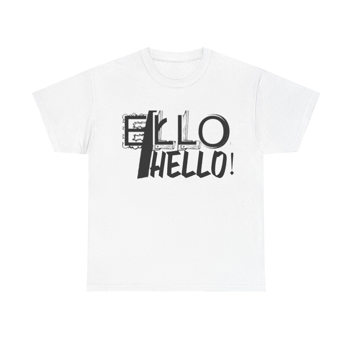 Hello Unisex Tee - Casual and Stylish Cotton T-Shirt for All Occasions