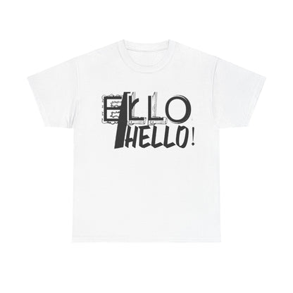 Hello Unisex Tee - Casual and Stylish Cotton T-Shirt for All Occasions