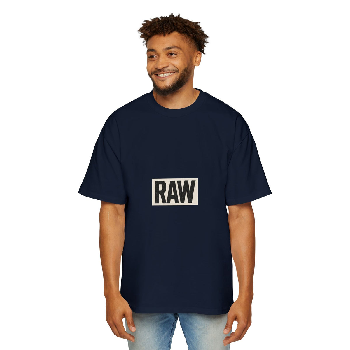 Oversized Tee - Raw Unique Design Printify