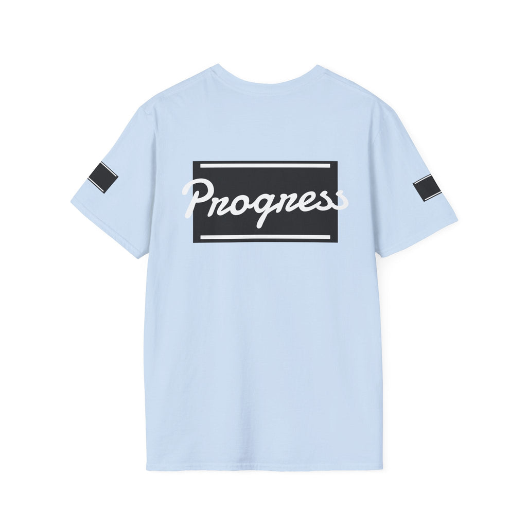 Motivational Unisex Softstyle T-Shirt | Progress Tee, Gift for Teens, Casual Wear, Workout Shirt, Inspirational Apparel Printify