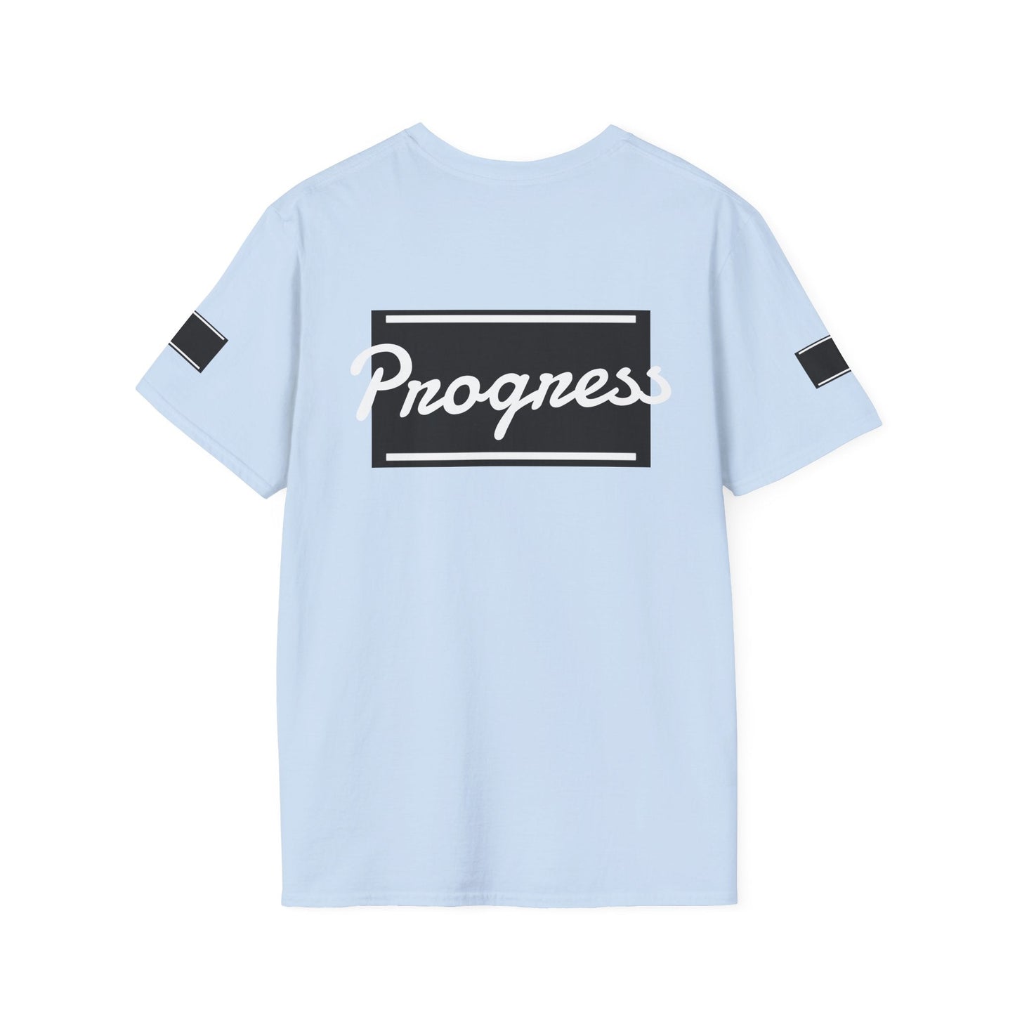 Motivational Unisex Softstyle T-Shirt | Progress Tee, Gift for Teens, Casual Wear, Workout Shirt, Inspirational Apparel Printify