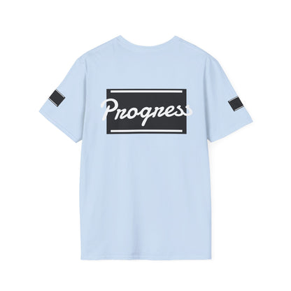 Motivational Unisex Softstyle T-Shirt | Progress Tee, Gift for Teens, Casual Wear, Workout Shirt, Inspirational Apparel Printify