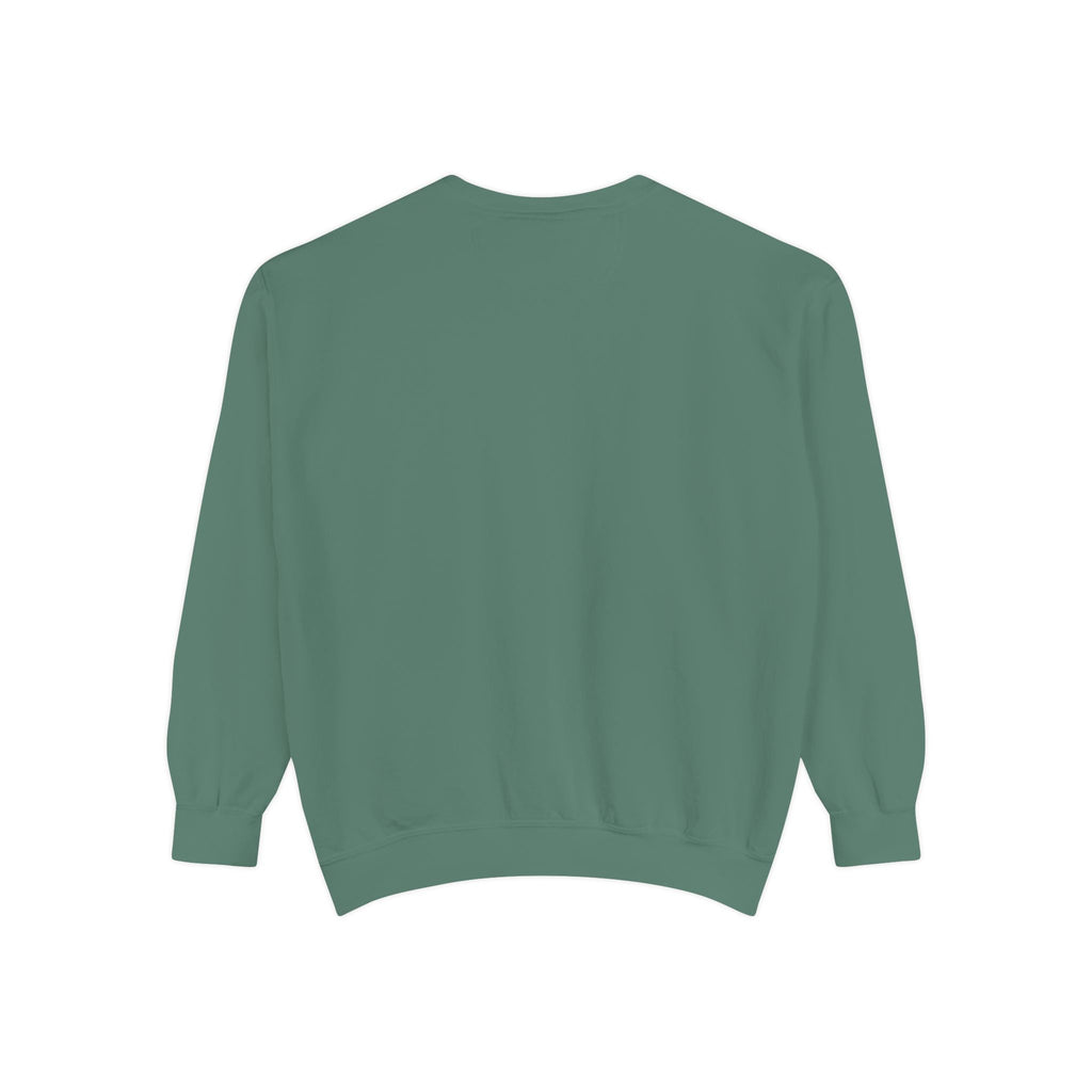 Garment-Dyed Sweatshirt, Cozy Unisex Pullover, Casual Comfortable Sweater, Perfect for Relaxing, Gift Idea for Friends and Family Printify