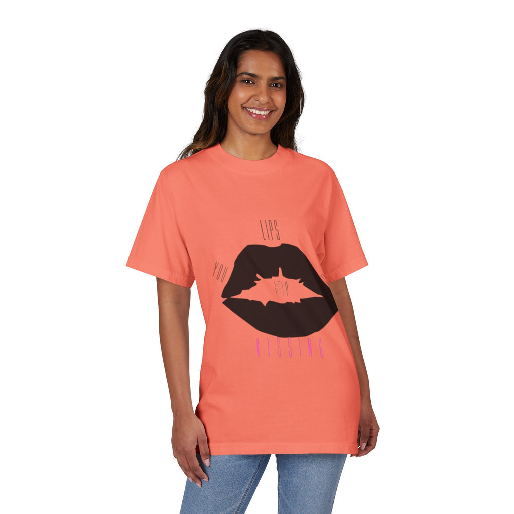 Unisex Graphic T-Shirt, Kiss Print Tee, Trendy Streetwear, Gift for Her, Casual Wear, Summer Style, Statement Shirt Printify