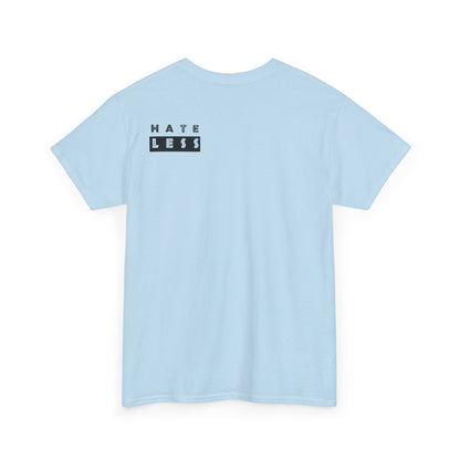 HATE LESS Unisex Heavy Cotton Tee - Comfortable Casual Wear