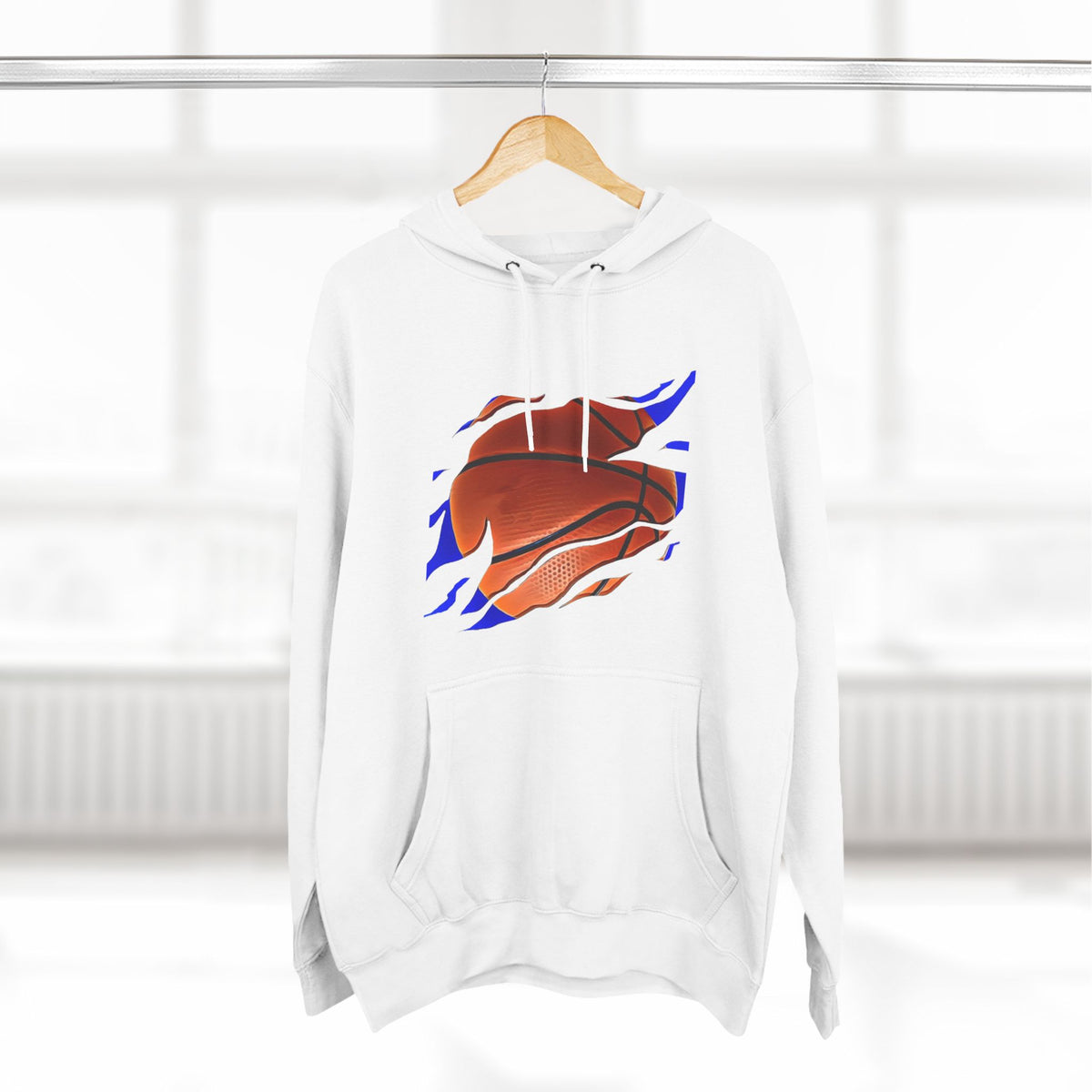 RCNSONS Unisex Three-Panel Fleece ‚Baseball‘ Hoodie