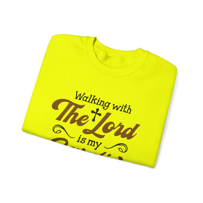 Walking With The Lord Is Cardial - Unisex Sweatshirt