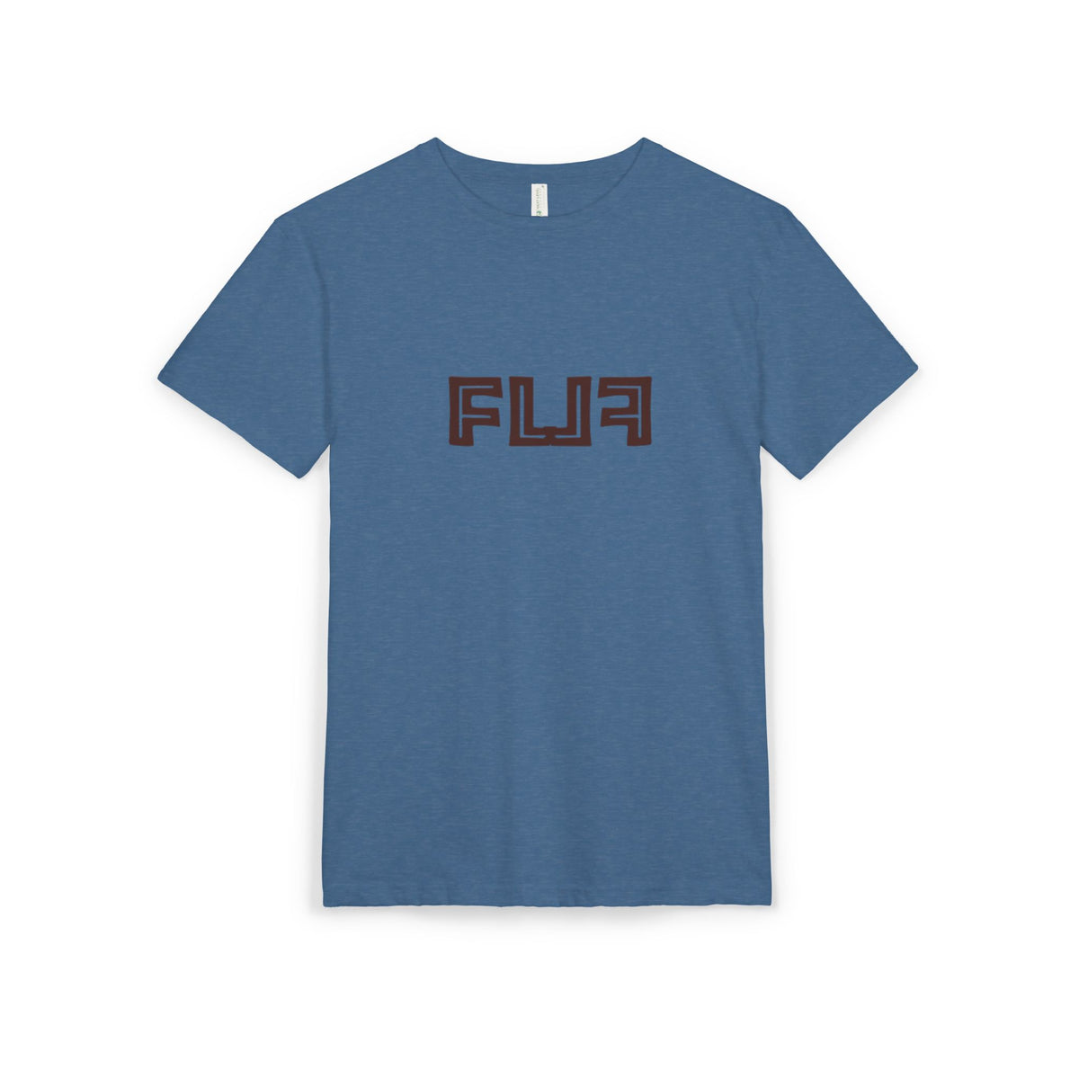 Stylish Unisex Sueded T-Shirt with Bold 'FLU' Graphic | Casual Wear, Gift Idea, Streetwear, Everyday Comfort, Fashion Statement