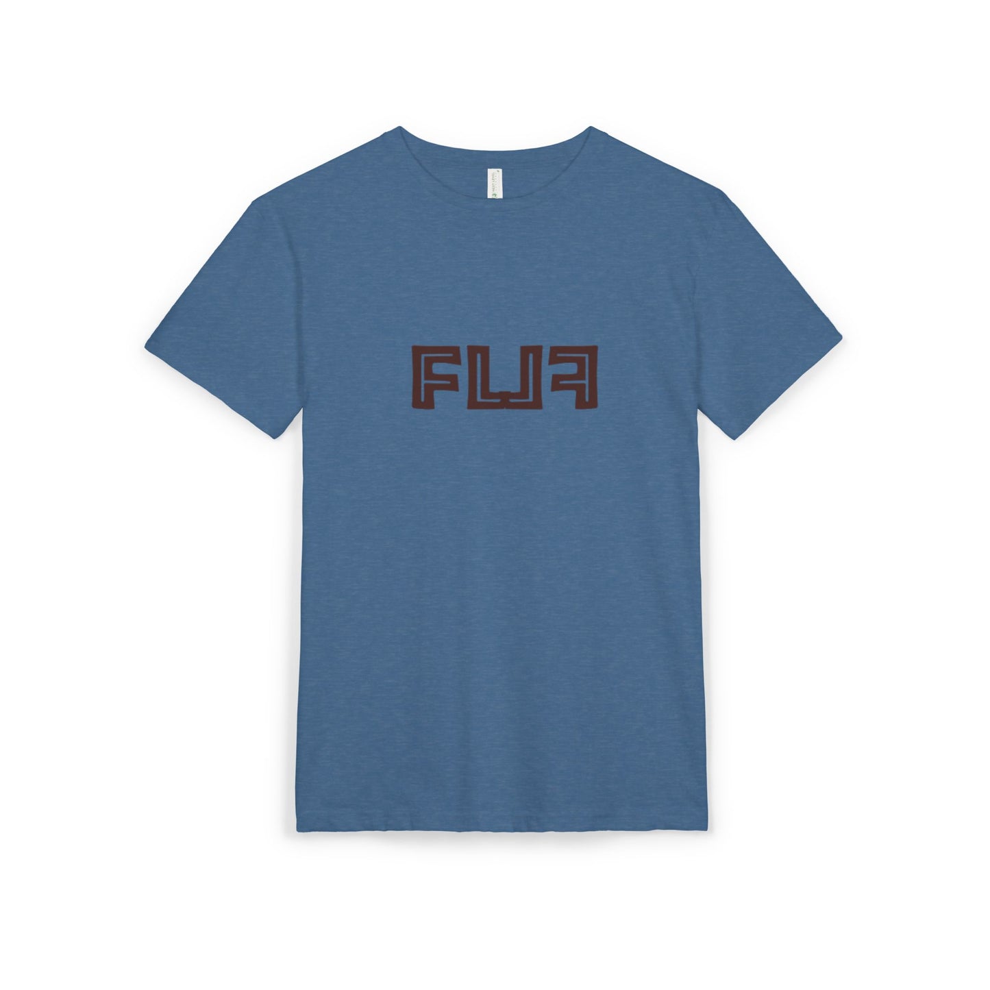 Stylish Unisex Sueded T-Shirt with Bold 'FLU' Graphic | Casual Wear, Gift Idea, Streetwear, Everyday Comfort, Fashion Statement