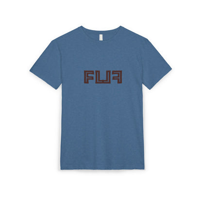 Stylish Unisex Sueded T-Shirt with Bold 'FLU' Graphic | Casual Wear, Gift Idea, Streetwear, Everyday Comfort, Fashion Statement