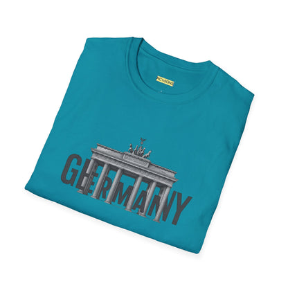 Berlin Landmark Unisex Softstyle T-Shirt - Casual Travel Tee Germany Pride Printify