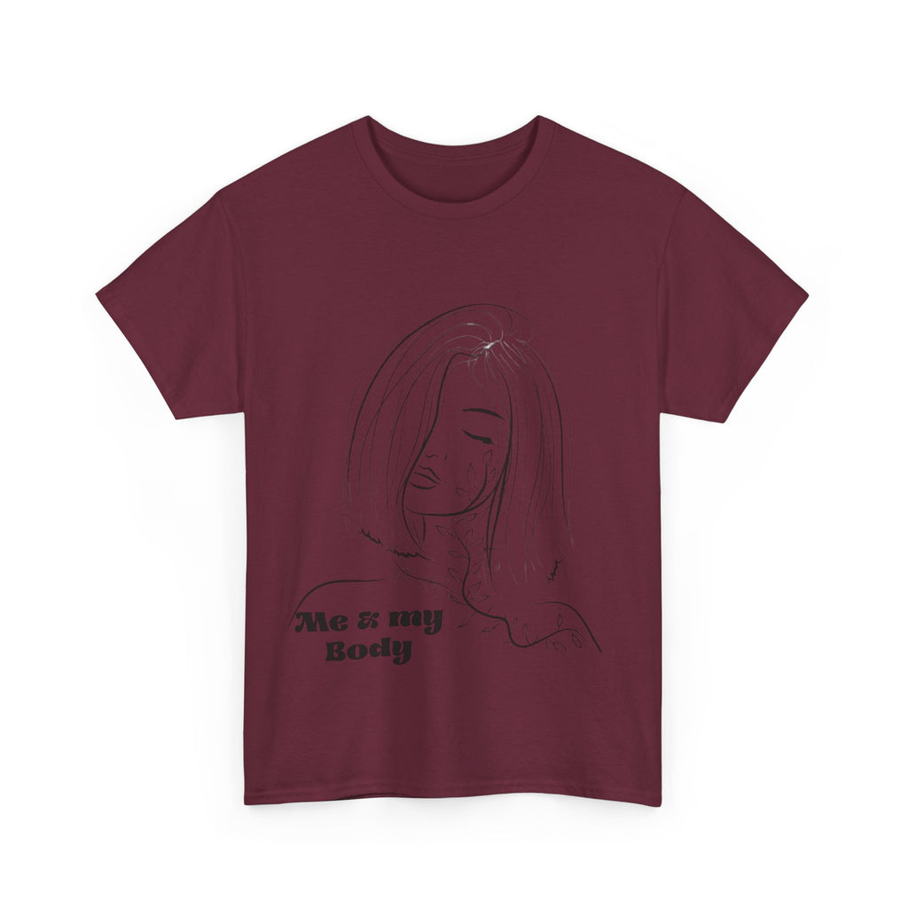 Unisex Faded Cotton Me my Body  Tee