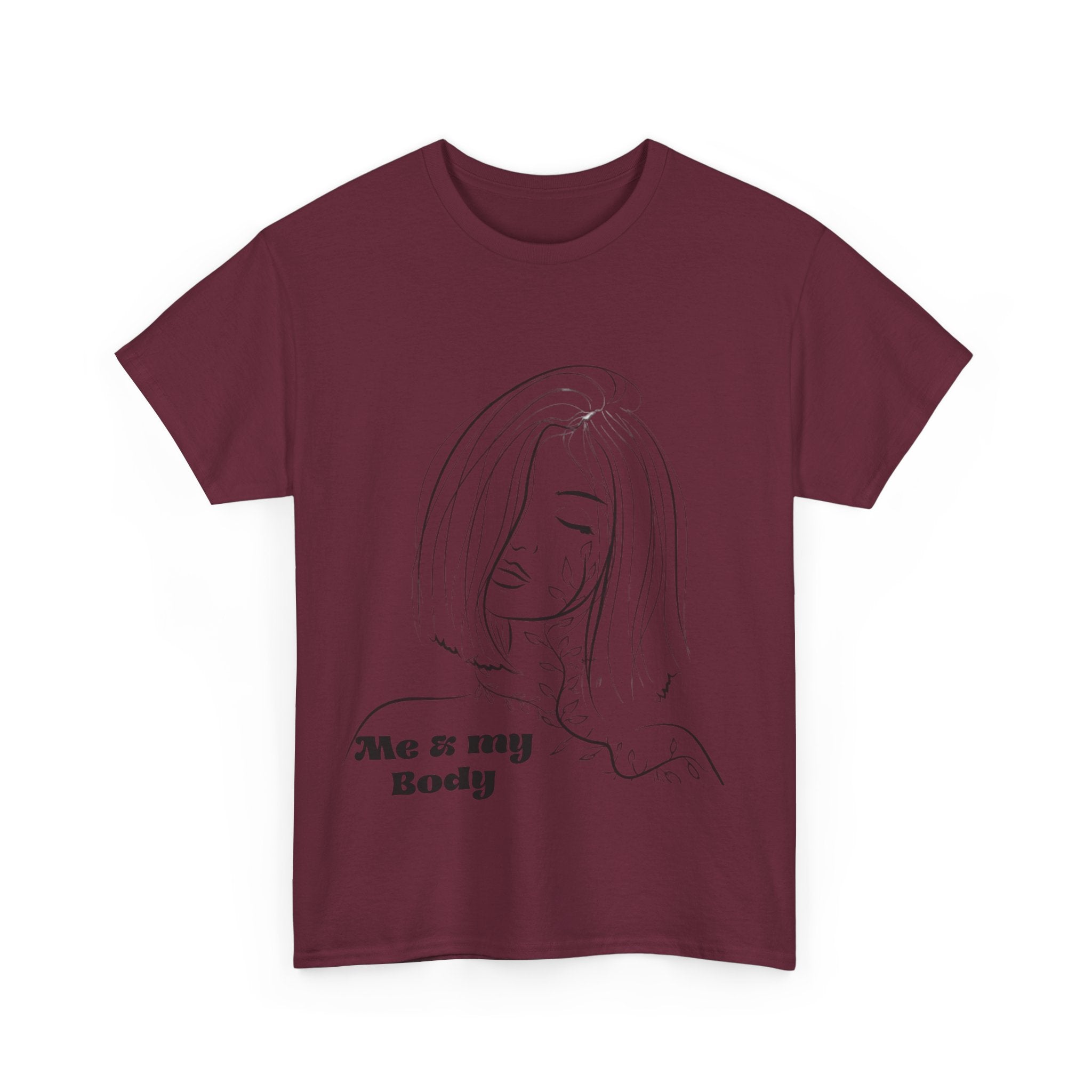 Unisex Faded Cotton Me my Body  Tee