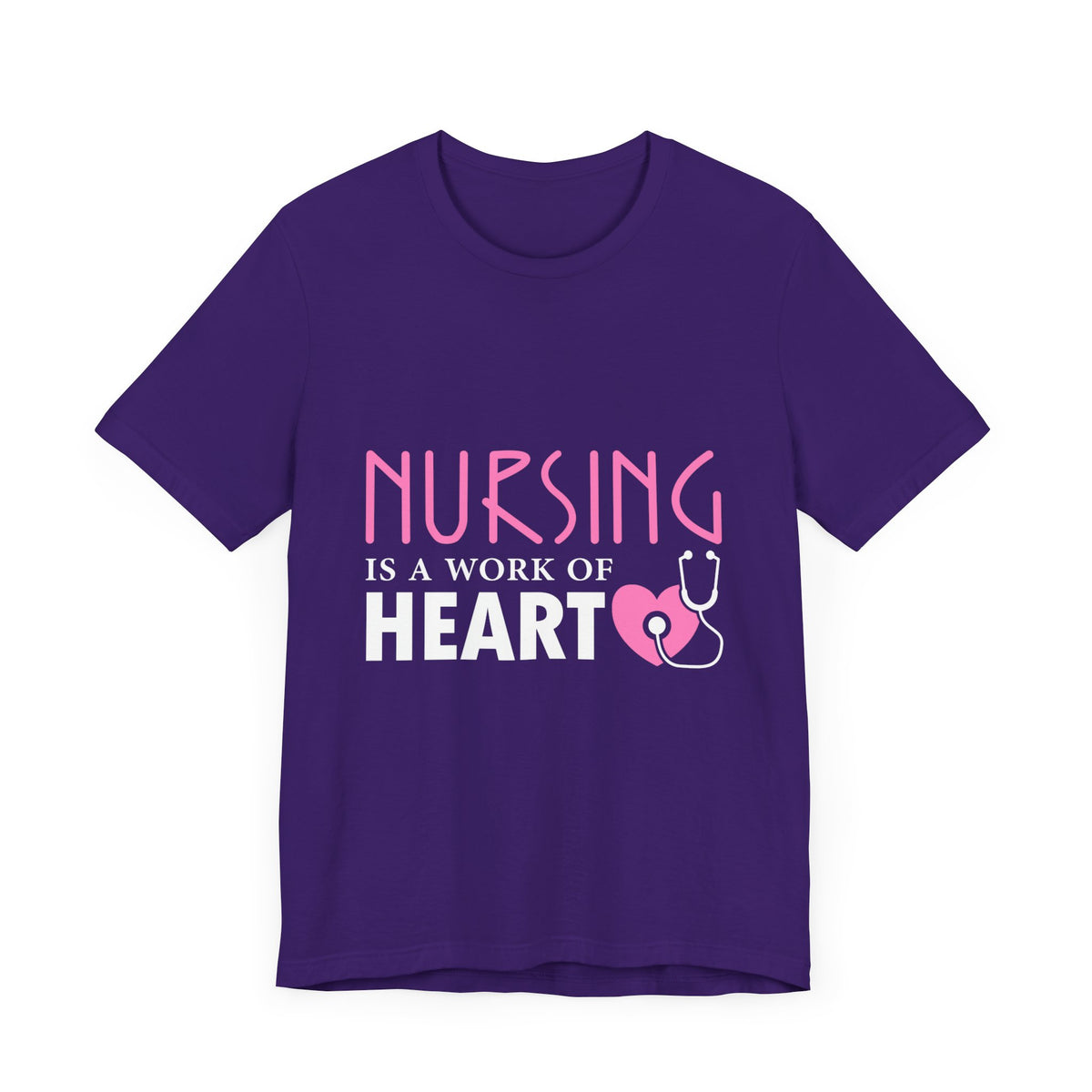 Nursing Is A Work Of Heart Unisex Tee