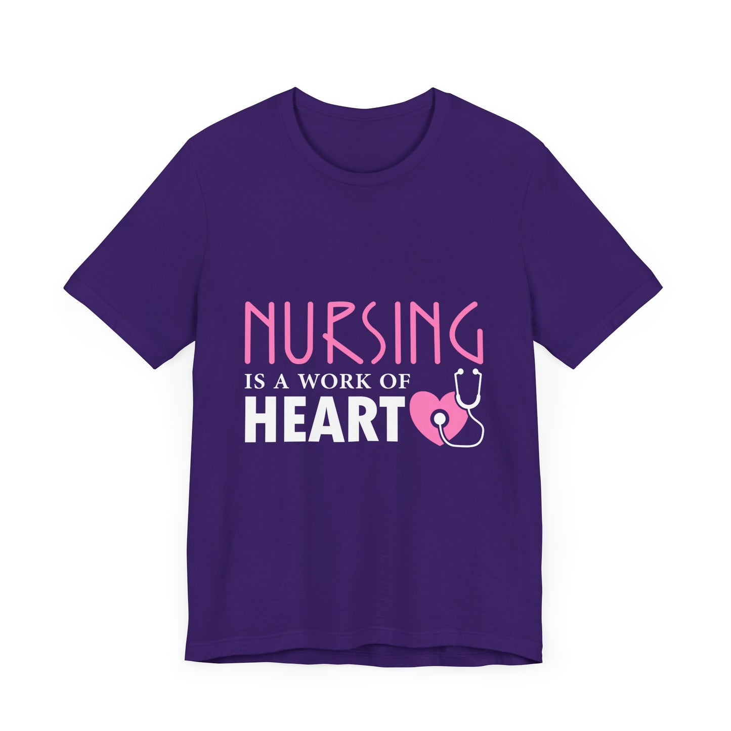 Nursing Is A Work Of Heart Unisex Tee