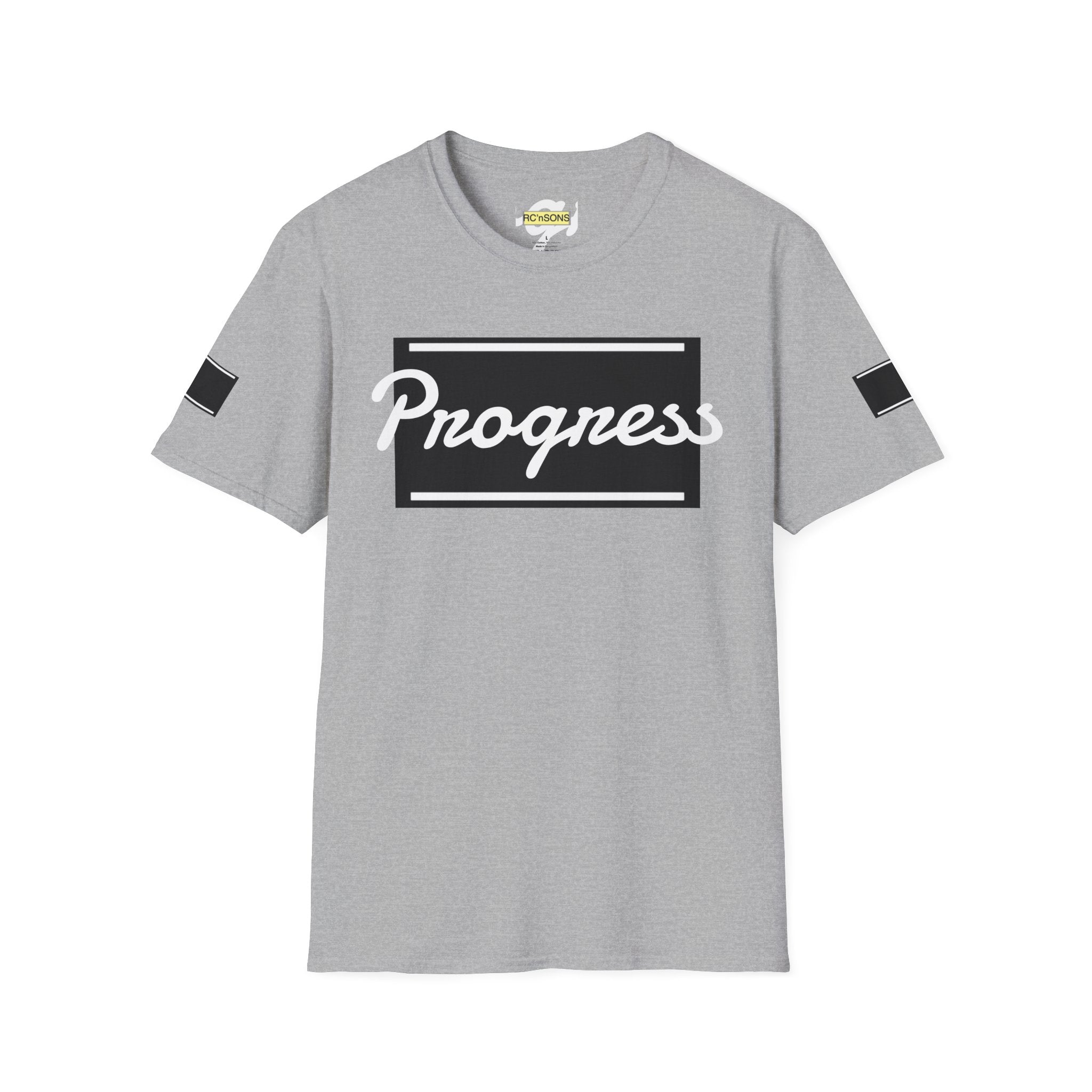 Motivational Unisex Softstyle T-Shirt | Progress Tee, Gift for Teens, Casual Wear, Workout Shirt, Inspirational Apparel Printify