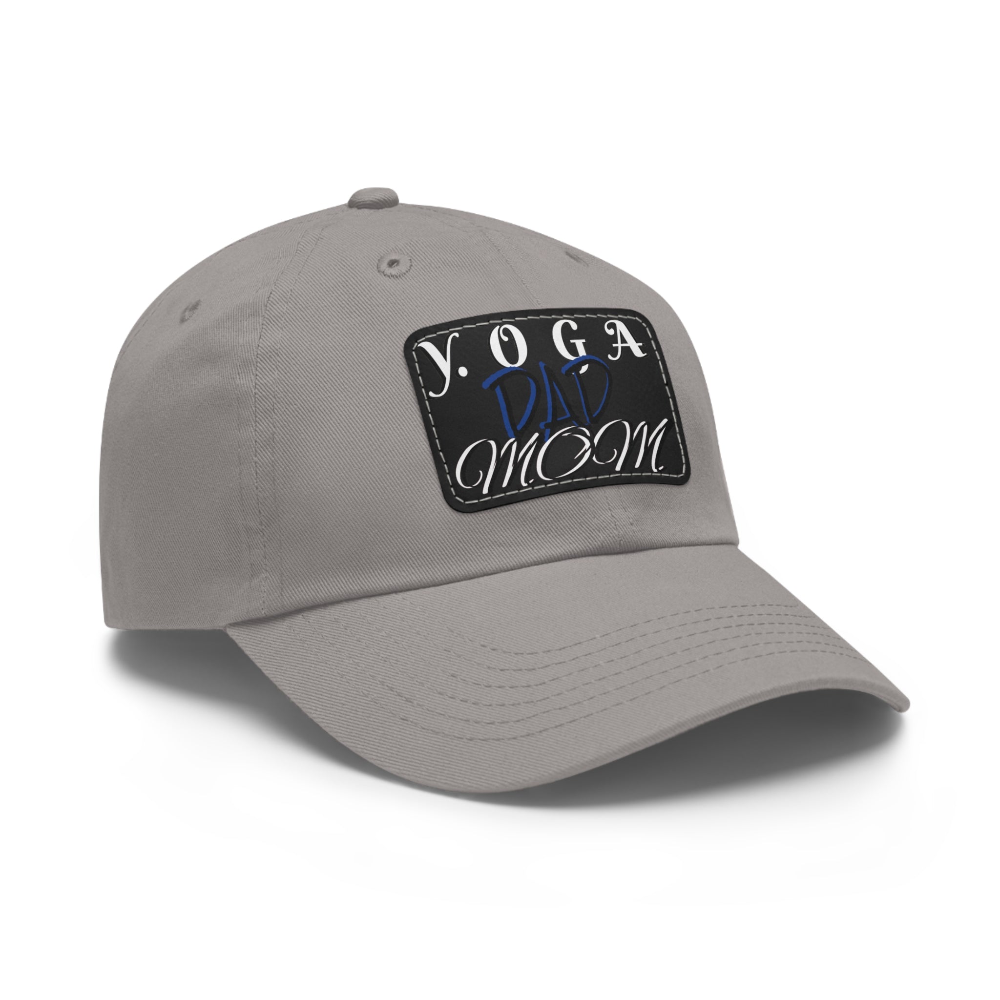 Yoga Dad Hat with Leather Patch