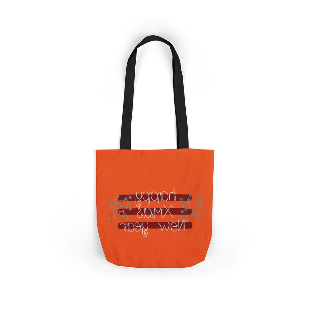 Cheerful Canvas Tote Bag, Happy New Year Gift, Eco-Friendly Bag, Reusable Shopping Tote, Trendy Gift for Her, Seasonal Tote Printify