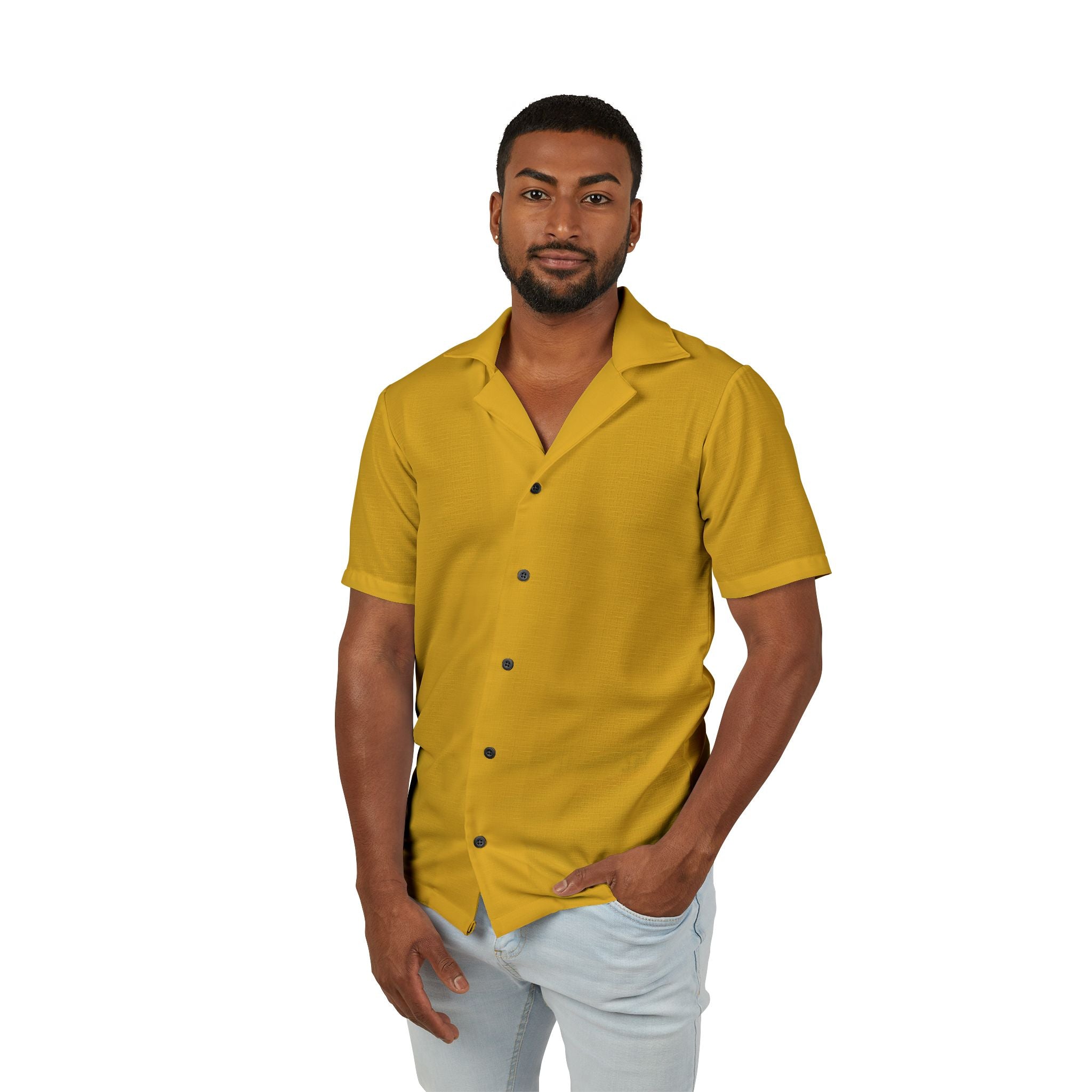Hawaiian Camp Shirt - Dazzling Tropical Men's Button-Up