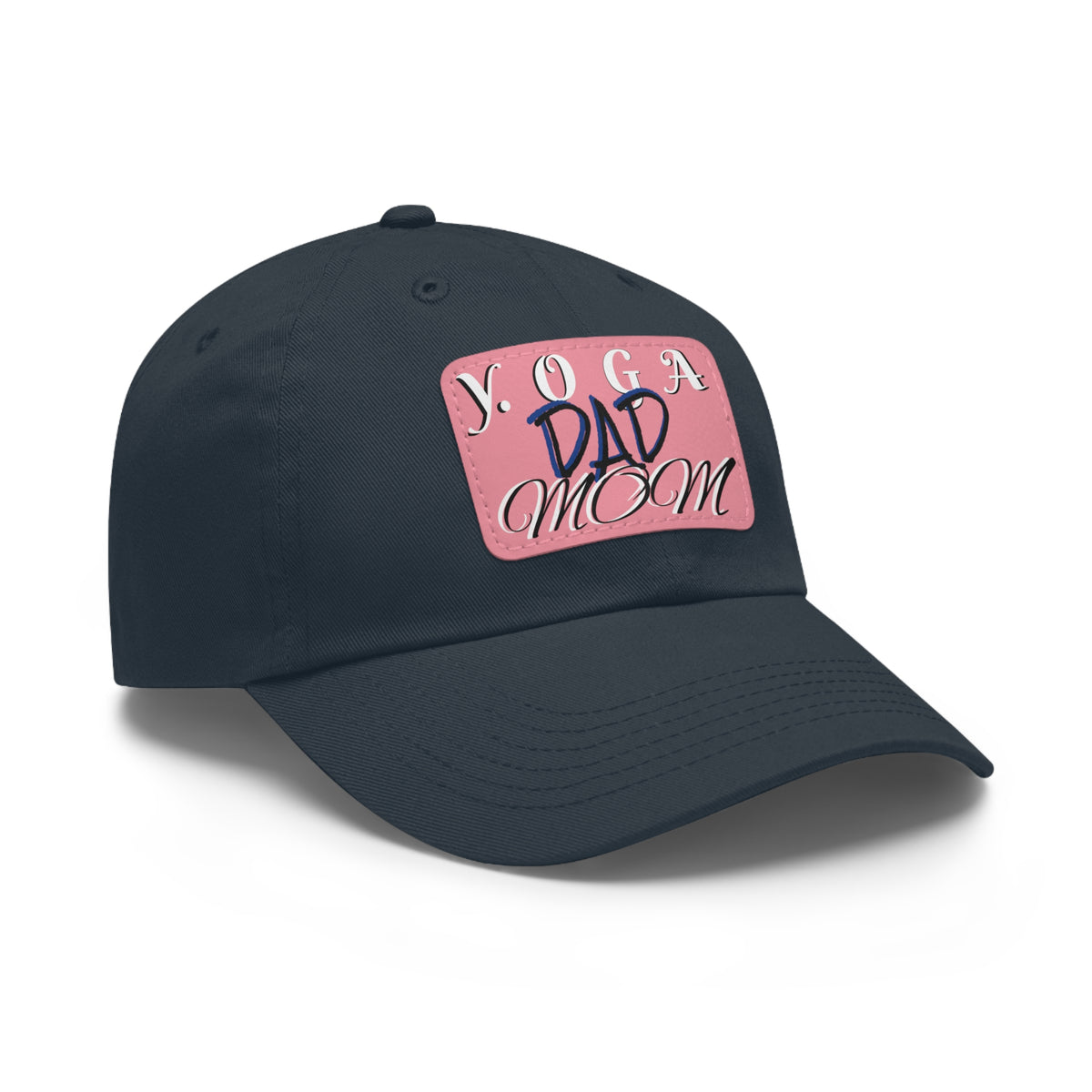Yoga Dad Hat with Leather Patch