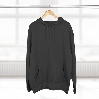 Pale Three-Panel Fleece Hoodie
