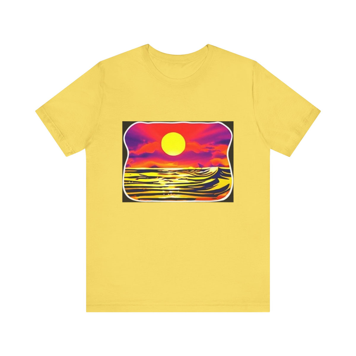 RCNSONS Unisex Short Sleeve Sunset Tee
