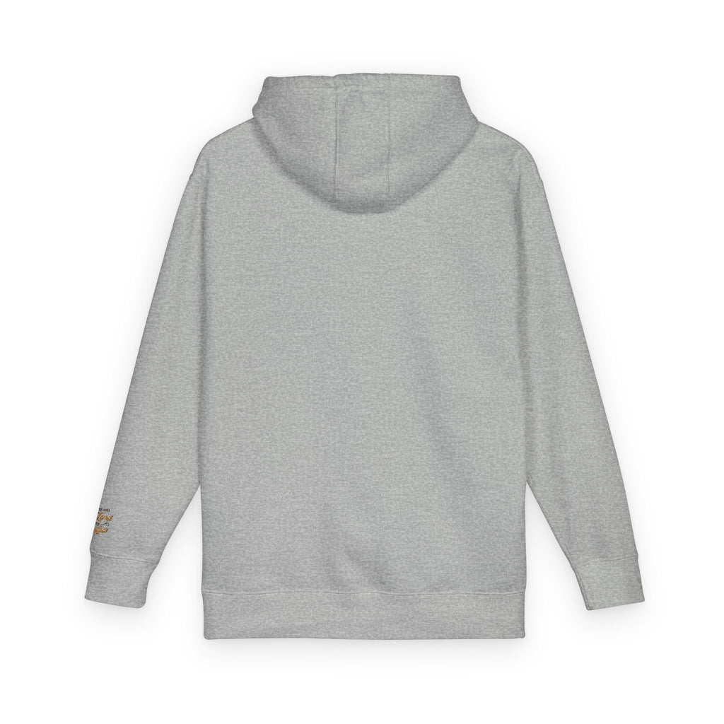 Religious Fleece Hoodie - Walking with the Lord Printify