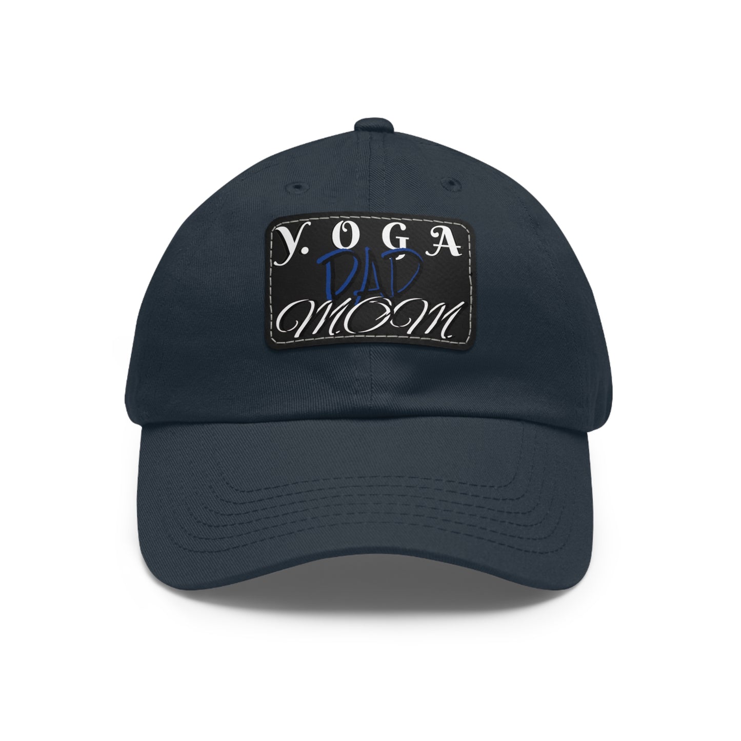 Yoga Dad Hat with Leather Patch