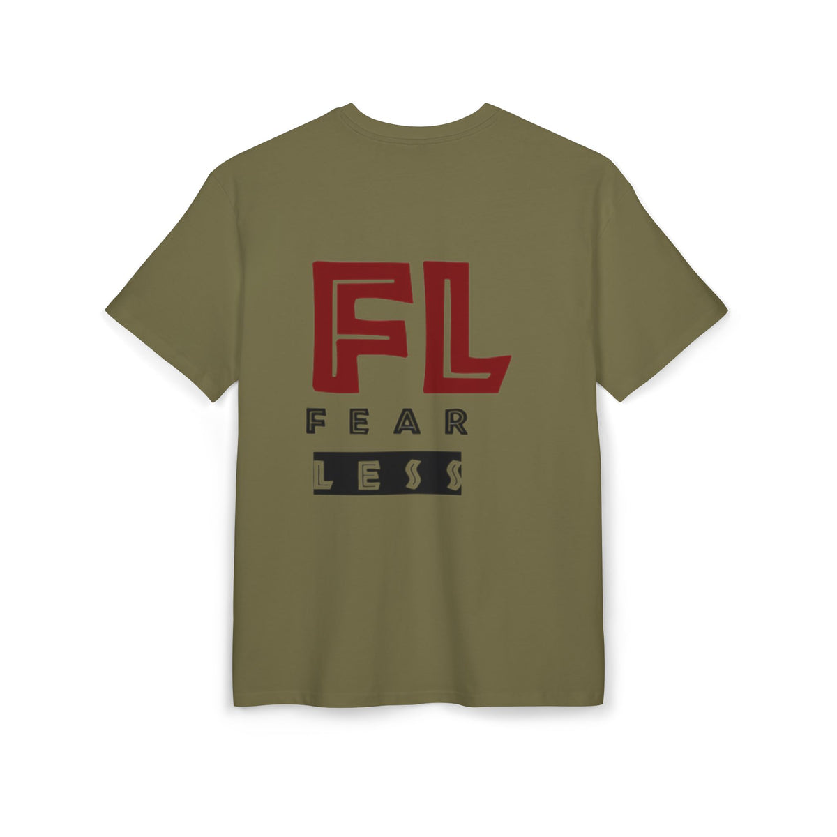 Fearless Unisex Heavy Oversize Tee - Empowering Statement Shirt
