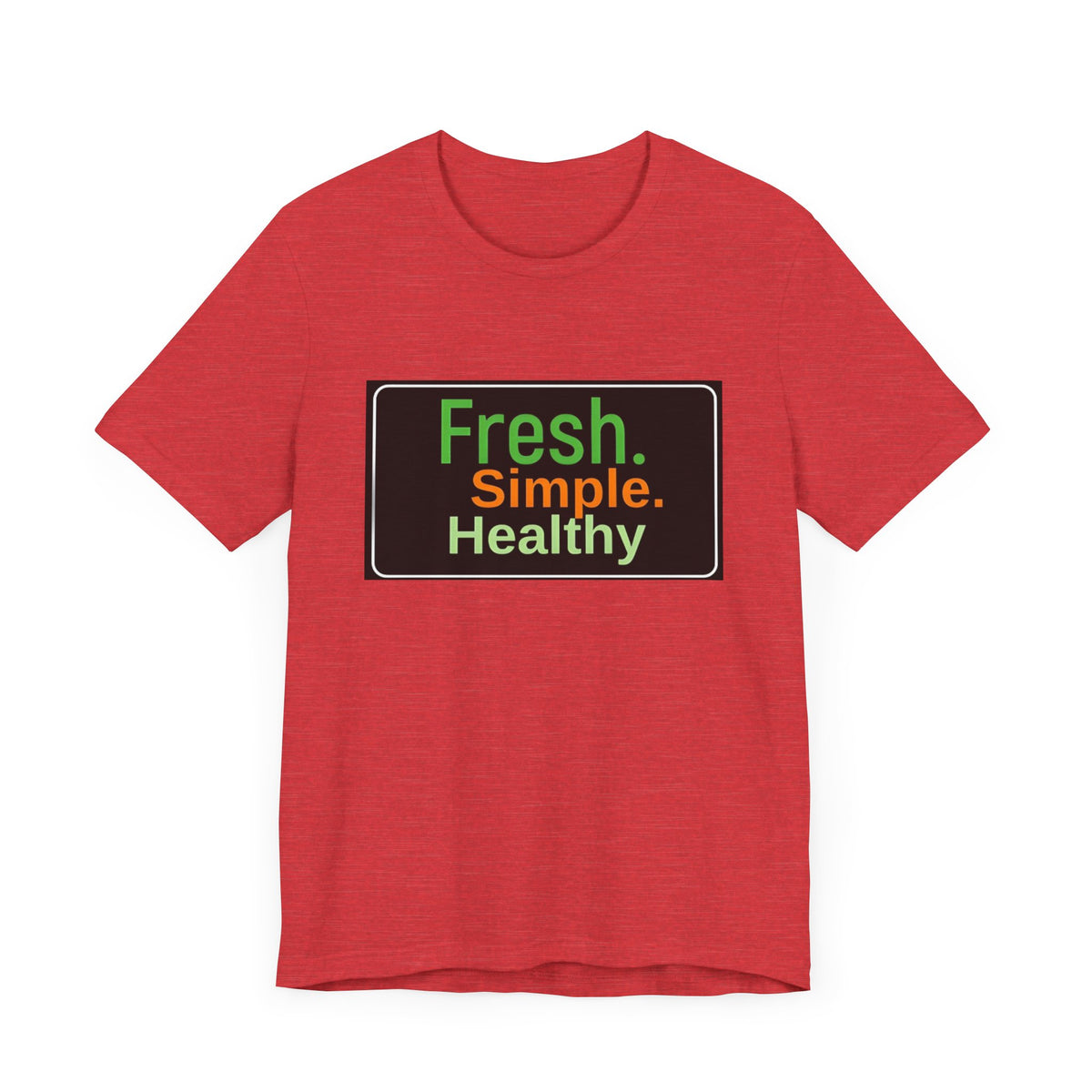 Unisex Fresh Simple Short Sleeve Tee