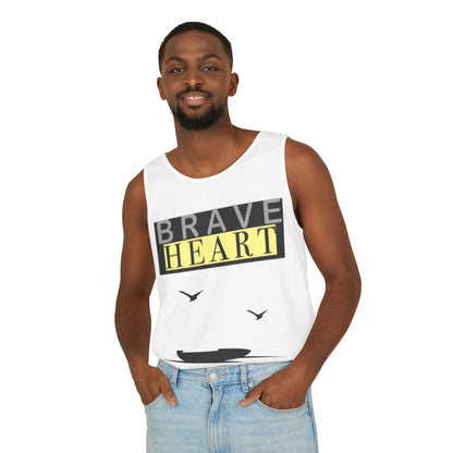 Brave Heart Tank Top | Unisex Garment-Dyed Tee