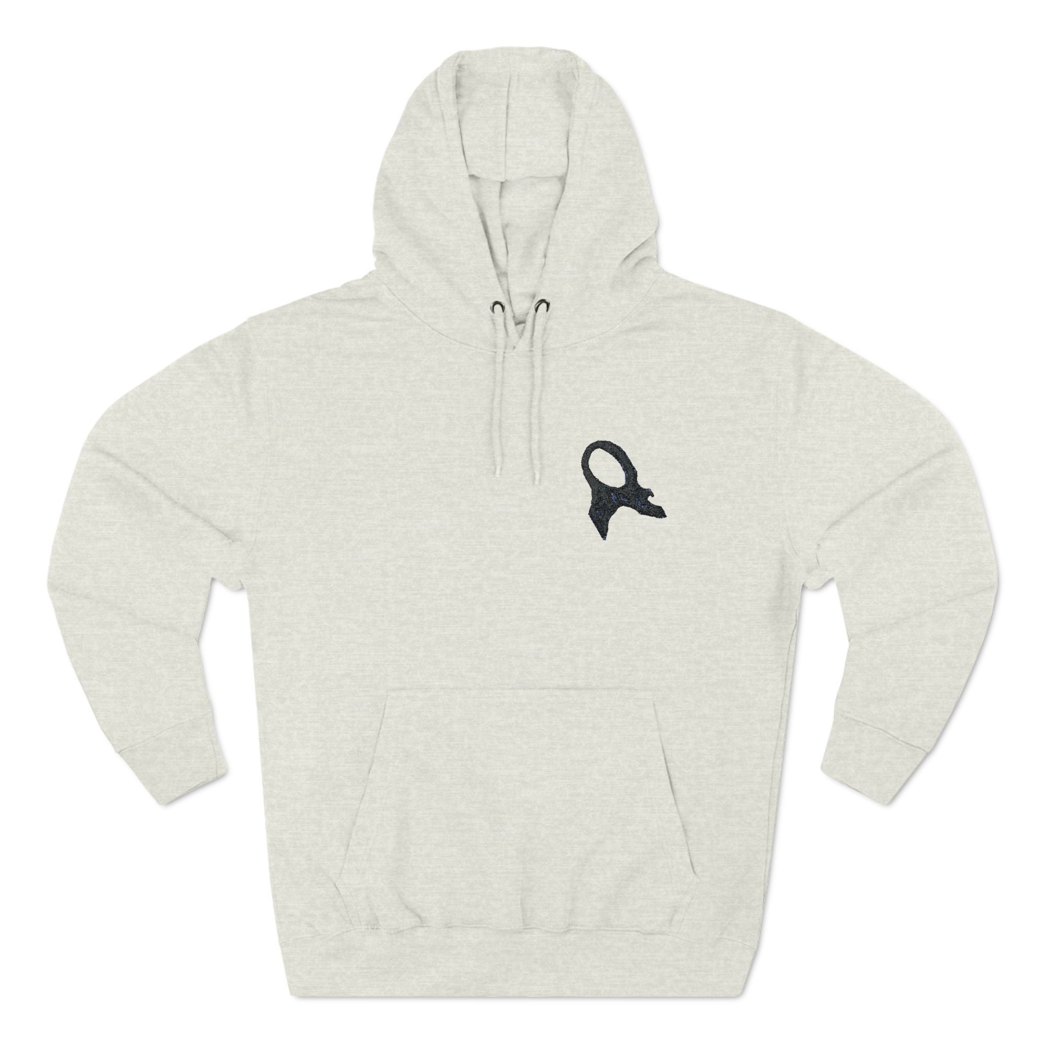 Embroidered Frc Art Three-Panel Fleece Hoodie