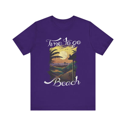 Il est temps d’aller à la plage Tee-shirt unisexe 