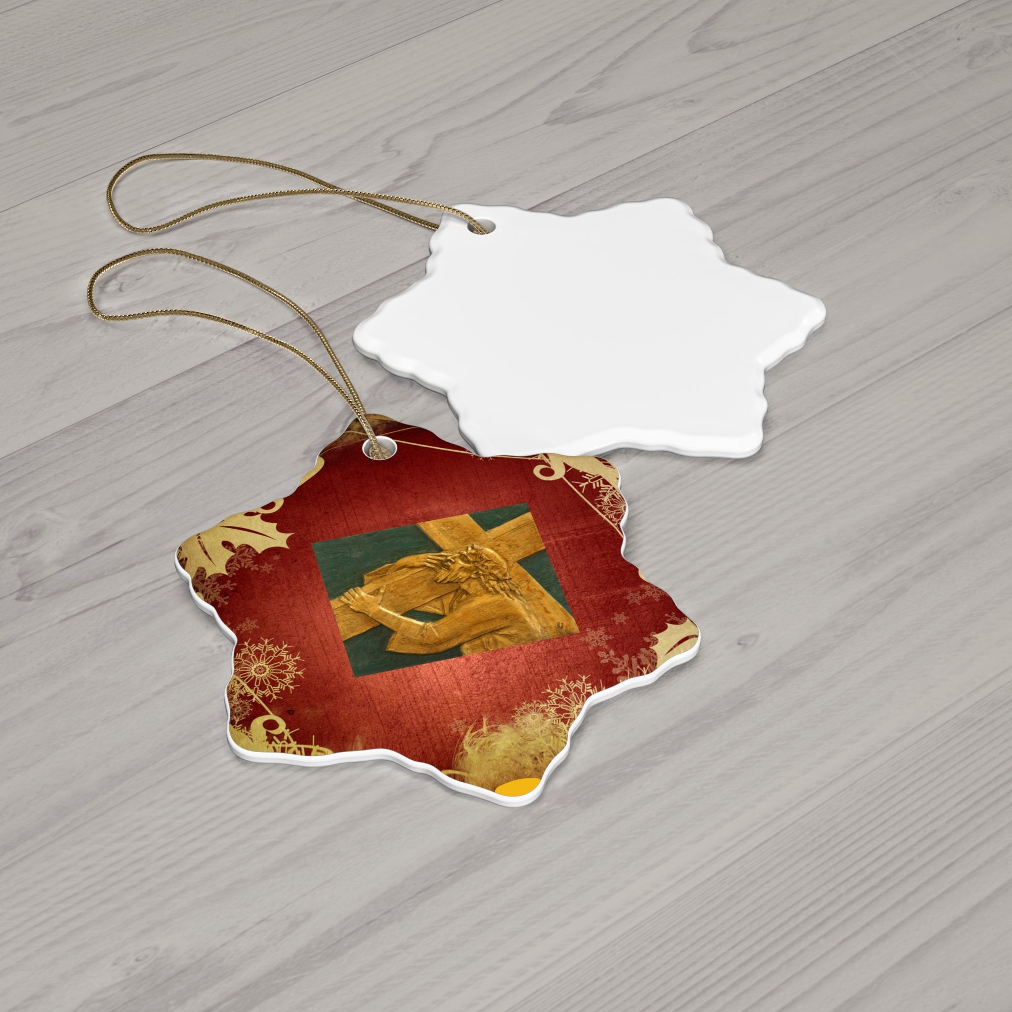 Ceramic Ornament - Happy Birthday Lord Printify
