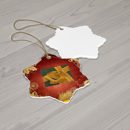 Ceramic Ornament - Happy Birthday Lord Printify