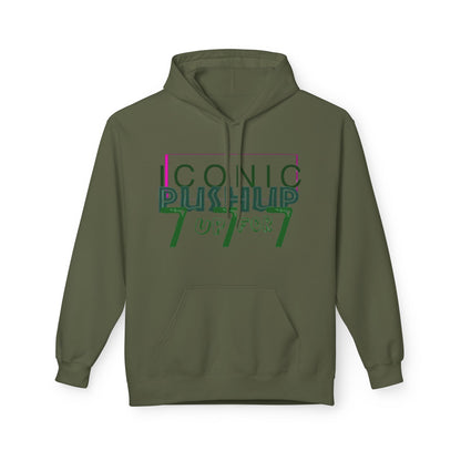 Iconic Push-Up Fleece Hoodie - Trendy Unisex Sweatshirt