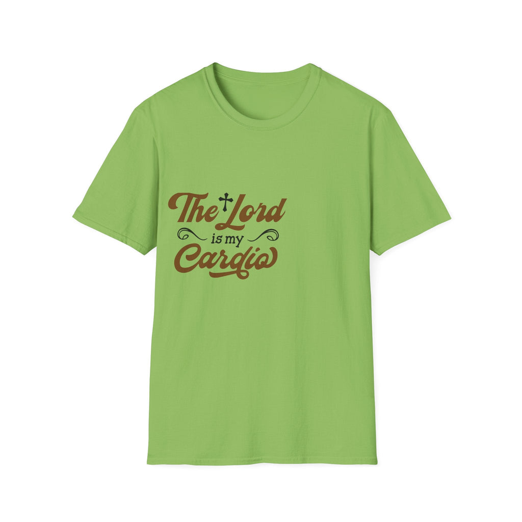 Faith-Inspired Unisex T-Shirt, The Lord is My Cardia, Christian Apparel, Spiritual Gift, Everyday Comfort Wear, Perfect for Church, [...] Printify