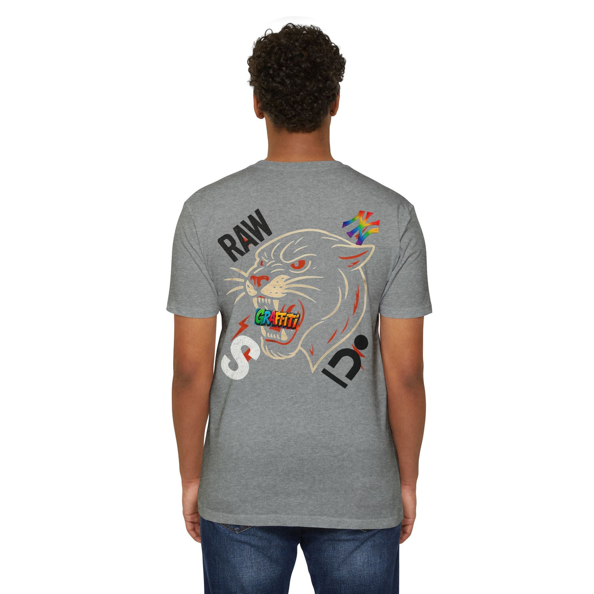 Urban Graffiti Panther T-Shirt | Cool Graphic Tee, Streetwear, Unisex Fashion, Casual Wear, Graphic T-shirt Printify