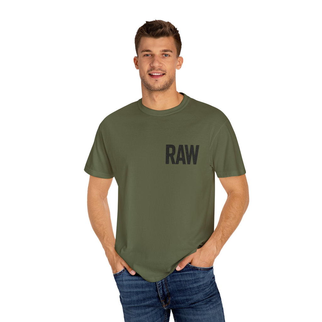 Garment-Dyed T-shirt RAW Design Printify