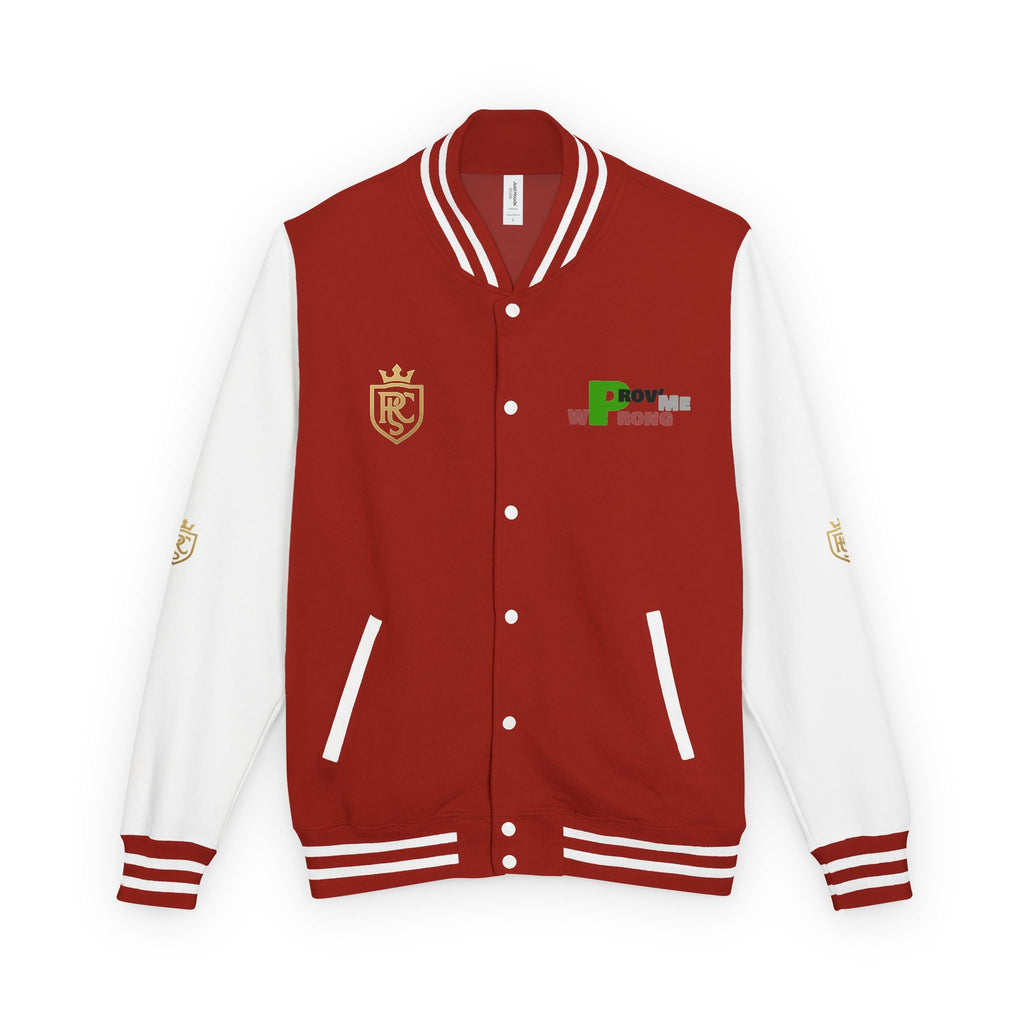 Unisex Heavyweight Letterman Jacket, Stylish Varsity Jacket, Casual Wear, Gift for Him/Her, Sports Team Apparel, College Spirit Gear Printify