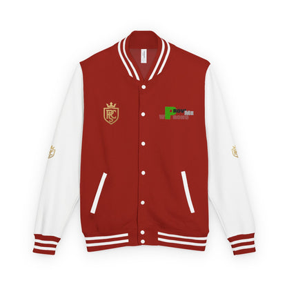 Unisex Heavyweight Letterman Jacket, Stylish Varsity Jacket, Casual Wear, Gift for Him/Her, Sports Team Apparel, College Spirit Gear Printify